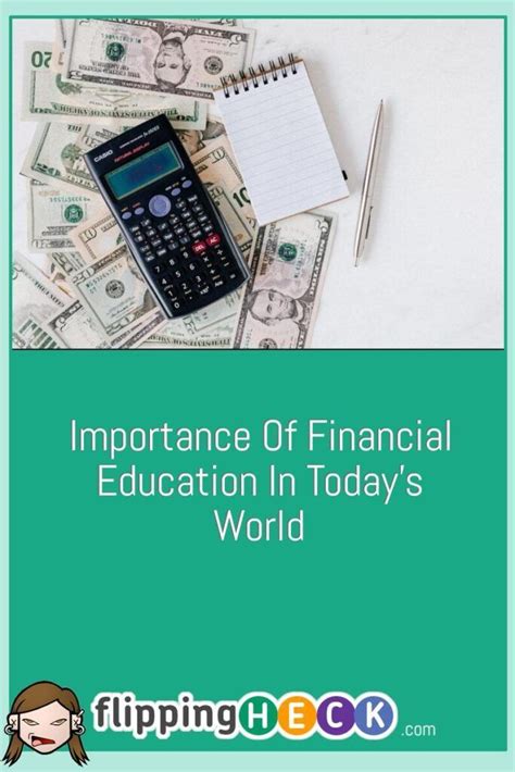 Importance Of Financial Education In Todays World Financial