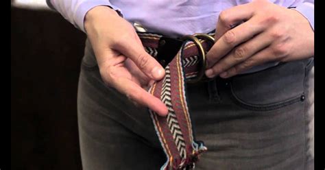 How To Put On A Belt With 2 Buckles Belt Poster