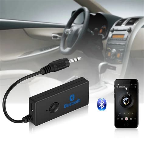 2018 35mm Audio Bluetooth Music Receiver Handsfree Car Bluetooth Music