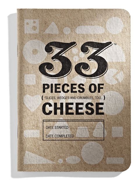 33 Cheeses Cover Cheese Tasting Cheese Journal
