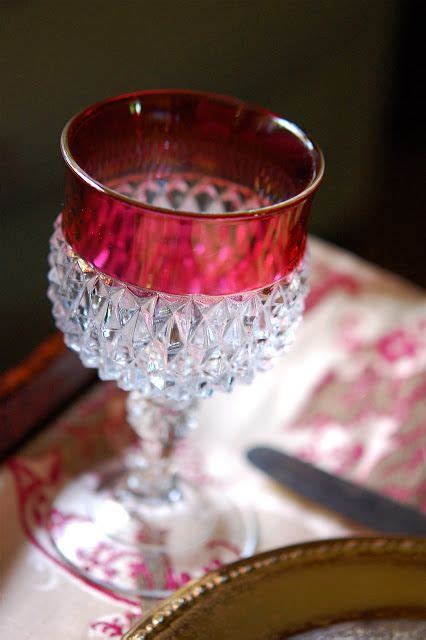 For Day 2 I Will Share With You My Love Of Antique Cranberry Glass It Can Be Of Any Form It