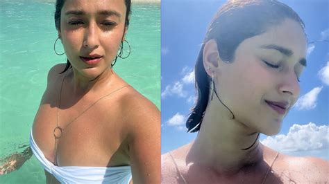 ileana d cruz burns internet with hot photos in a white bikini calls ‘sun baking the best