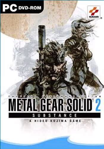 Metal Gear Solid 2 Substance Pc Dvd Uk Pc And Video Games
