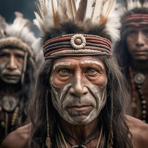 Premium Ai Image Portrait Of Indigenous