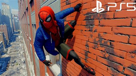 Spider Man Miles Morales Sportswear Suit Free Roam Gameplay