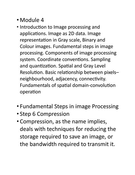 Module 4 Module 4 Introduction To Image Processing And Applications