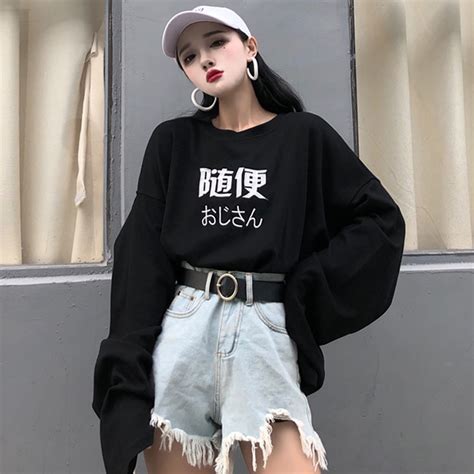 Harajuku Clothing Woman Fashion Hoodies Korean Ulzzang