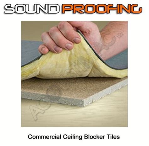 For example, sounds that pass through a ceiling tile will reverberate within the space between the structure's framework and a drop ceiling, then bounce into a nearby room or back into the room it originated from. Commercial Soundproofing Drop-Ceiling Blocker Tiles 2'x2 ...