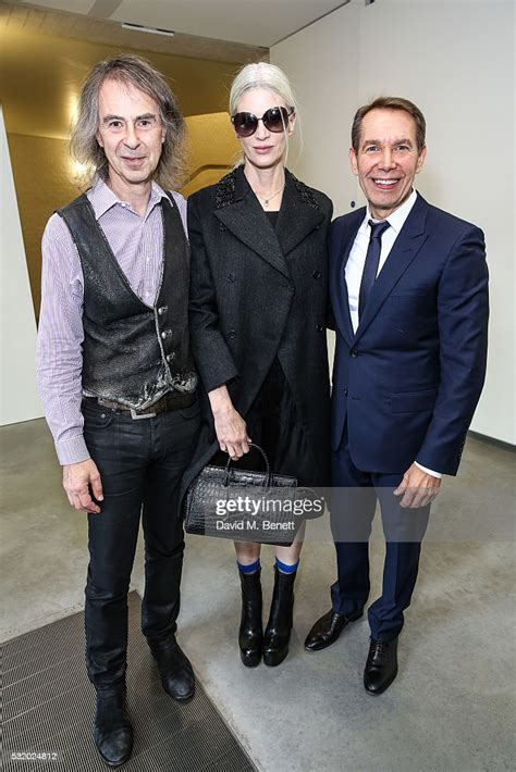 Ivor Braka Kristen Mcmenamy And Jeff Koons Attend A Private Dinner