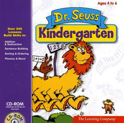 New Dr Seuss Kindergarten Kids Education Learning Pc Software Dr