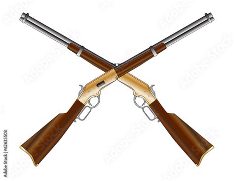 Crossed Rifles Vector