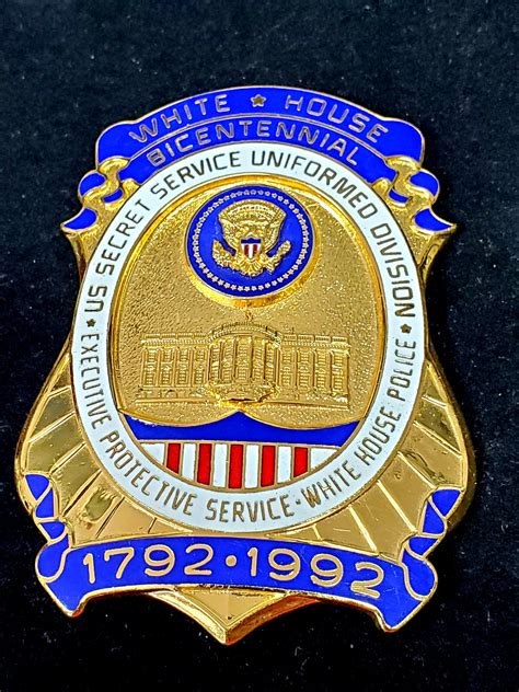 Us Secret Service Uniformed Division White House Bicentennial 0689