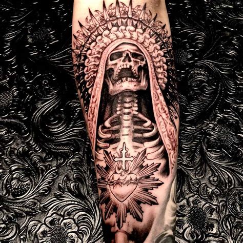 Https://tommynaija.com/tattoo/santa Muerte Tattoos Designs