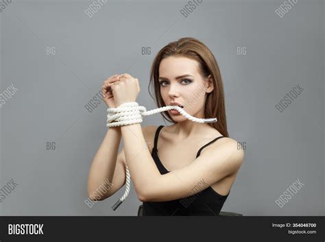 Sexy Girl Tied Hands Image Photo Free Trial Bigstock
