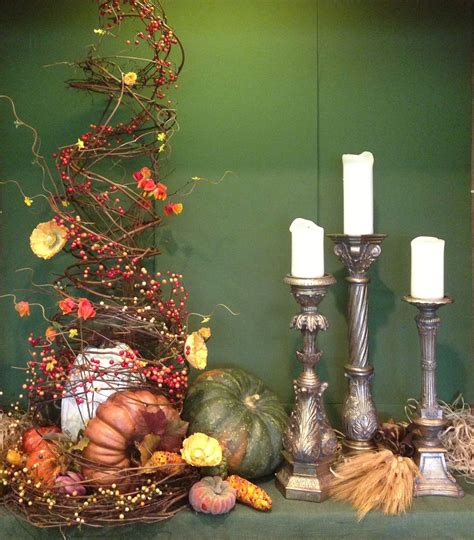 Fall decor for the church lobby | Fall church decorations, Sanctuary