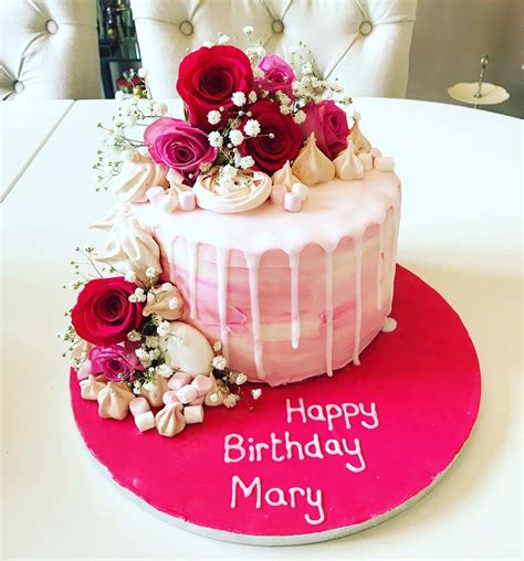 Pin By Becky Corr On Cakes By Becks Happy Birthday Mary Cake Birthday Cake