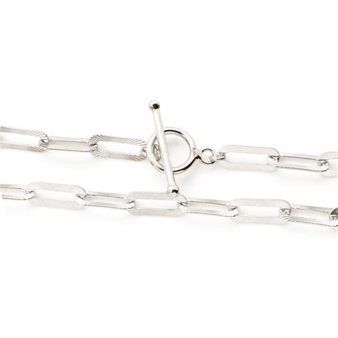 We did not find results for: Sterling Silver Chain Necklace - Rectangle Link Textured ...
