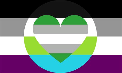 Asexual Quoiromantic Gray Aromantic Combo By Pride Flags On Deviantart