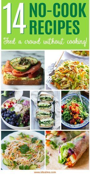 Feed A Crowd Without Cooking 14 No Cook Recipes Ideal Me Vegan