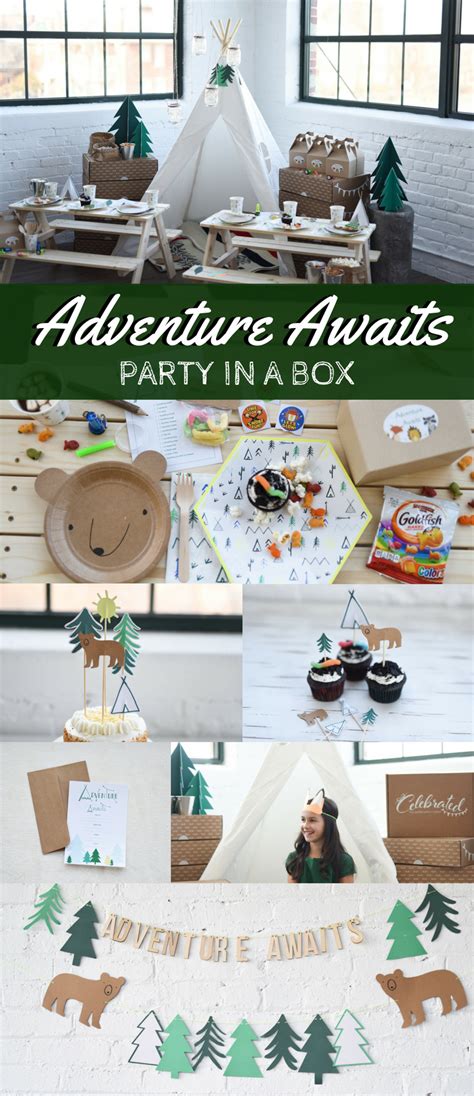 Adventure Awaits Camp Birthday Party Supplies Celebrated Camping