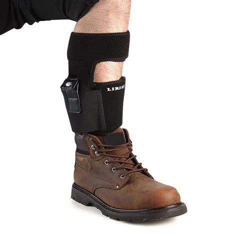 Lirisy Ankle Holster For Concealed Carry Non Slip With Calf Strap