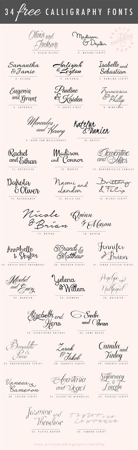 Romulusflood Script Fonts For Wedding Invitations