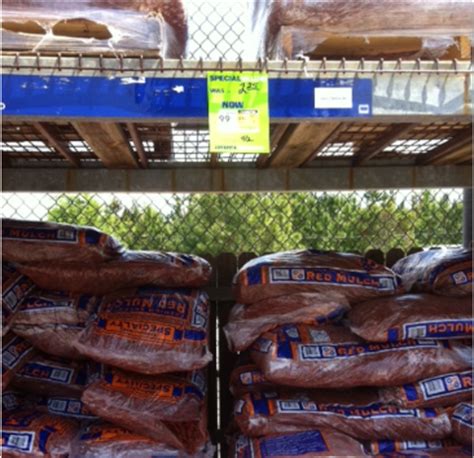 Check spelling or type a new query. Red Mulch for 99¢ a Bag at Lowes - Who Said Nothing in ...