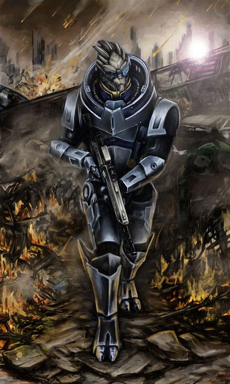 Garrus Vakarian Wasteland By Efleck On Deviantart Mass Effect Art