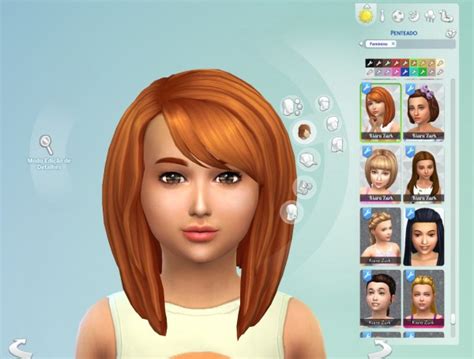Sims 4 Hairs ~ Mystufforigin Ellie Hair For Girls