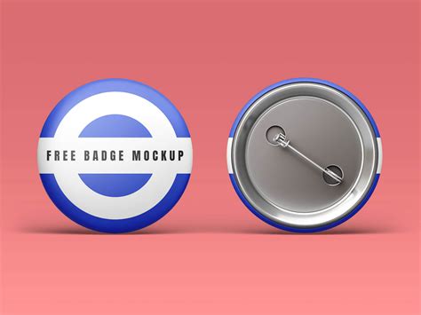 Free Round Pin Button Badge Mockup Psd Set Good Mockups