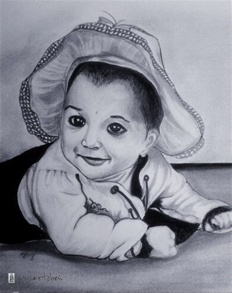 Cute Baby Sketch At Explore Collection Of Cute