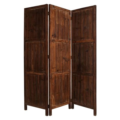 Screen Gems Ponderosa Rustic Solid Wood Room Divider 63w X 72h In