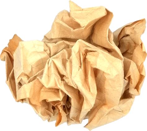 Crumpled Up Ball Paper Png Transparent