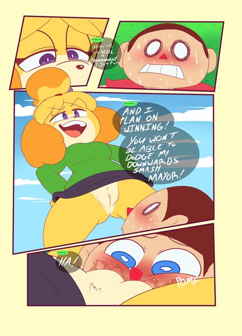 Rule 34 Animal Crossing Anthro Blush Clothed Clothing Comic