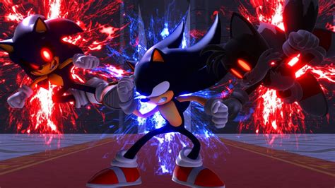 Super Sonic Vs Dark Sonic