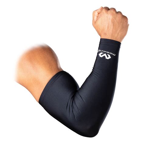 Mcdavid Sport Compression Arm Sleeve Pair Black Adult Unisex Large
