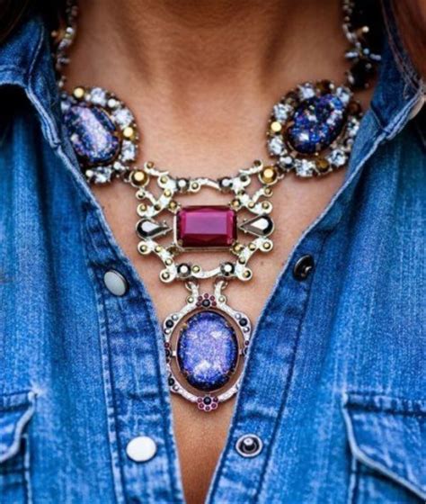 how to wear statement necklaces just trendy girls