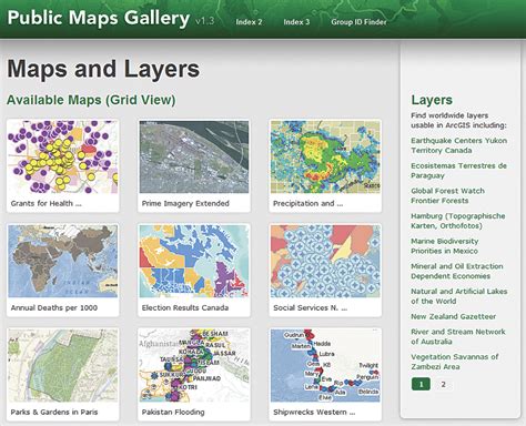 New Map Template Provides Fast Access To Web Maps Arcnews