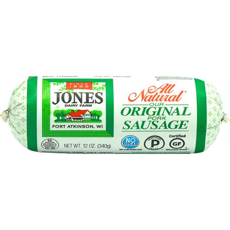 Jones Dairy Farm All Natural Pork Sausage Original Shop Superlo Foods