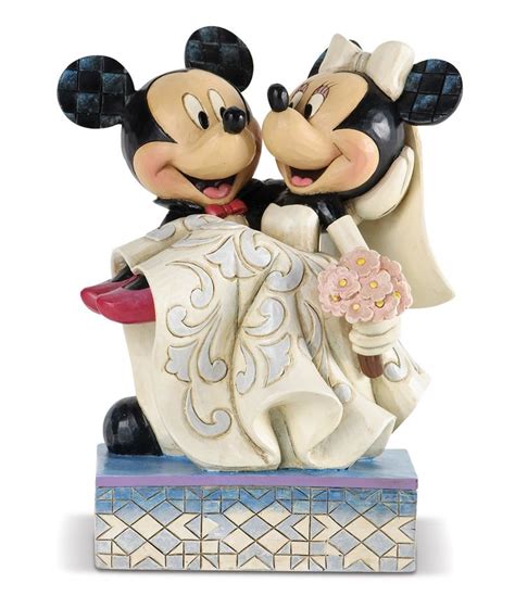 Mickey And Minnie Mouse Wedding Figurine