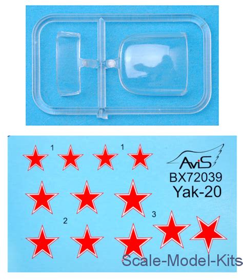 Yak 20 Avis Plastic Scale Model Kit In 172 Scale Avis 72039scale