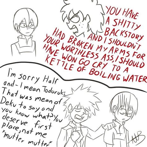 Comic If Midoriya And Bakugo Got Hit By A Quirk That Swapped Their