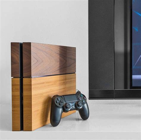 Fancy Wooden Playstation 4 Cover Playstation 4 Playstation