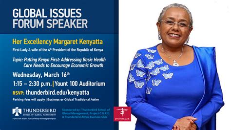 Margaret gakuo kenyatta (born margaret wanjiru gakuo; Global Issues Forum Speaker: Her Excellency Margaret ...