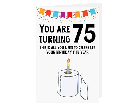 Buy Funny Covid 75th Birthday Card Social Distancing 75 Years Old