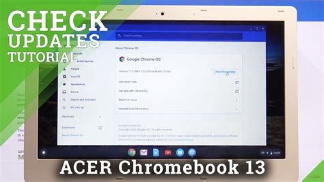 How To Check For Updates In Acer Chromebook 13 Latest Chrome Os