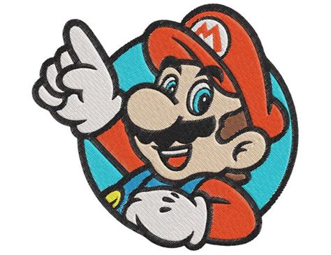 Super Mario Bros Waving His Hand Through A Circle