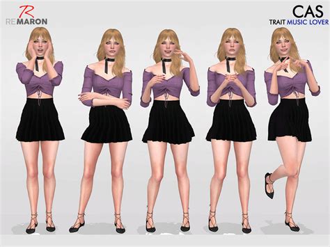 Pose For Women Cas Pose Set 3 The Sims 4 Catalog