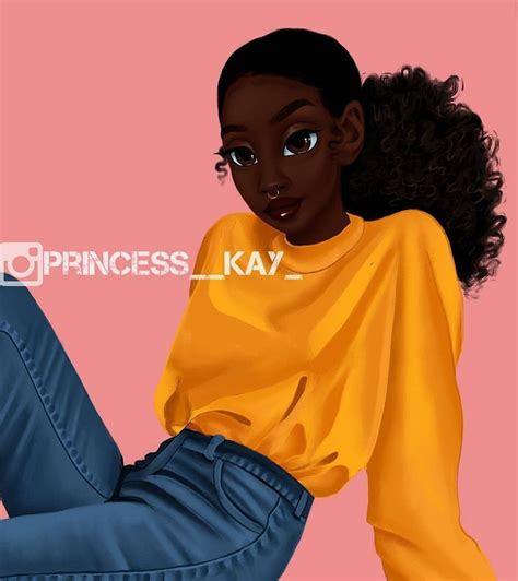 Cute Black Girls Wallpaper Cartoon Aesthetic Black Girl Wallpapers