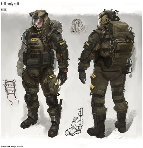 Medic Suit Futuristic Armour Armor Concept Modern Armor